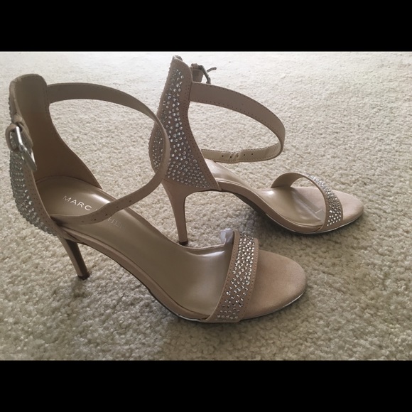Marc Fisher ankle strap high heels, size 7.5 - Picture 4 of 10